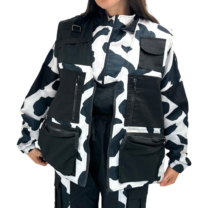 Black Cow Vest